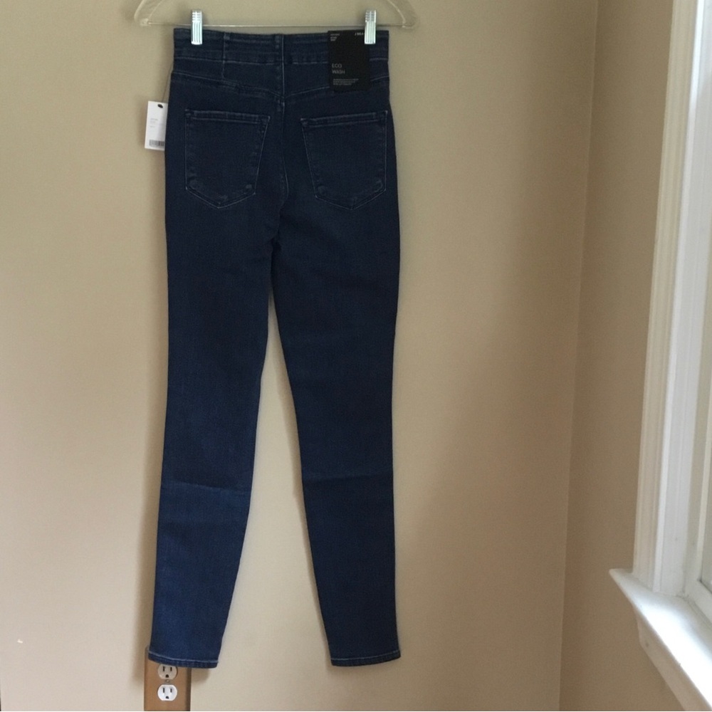 NEW J Brand Natasha Sky High Moxie Button Fly Skinny Jeans Eco Wash - Picture 7 of 11